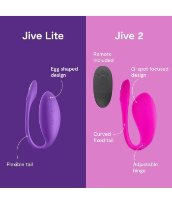 WE-VIBE - JIVE LITE VIBRADOR HUEVO PONIBLE CON CONTROL POR APLICACIÓN PÚRPURA