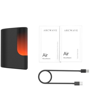 ARCWAVE - AIR MASTURBADOR MASCULINO ELÁSTICO CON PULSOS DE AIRE Y 6 INTENSIDADES NEGRO
