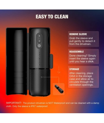 ARCWAVE - ORBIT MASTURBADOR MASCULINO GIRATORIO 360° CON CONTROL MEDIANTE APLICACIÓN NEGRO