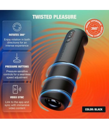 ARCWAVE - ORBIT MASTURBADOR MASCULINO GIRATORIO 360° CON CONTROL MEDIANTE APLICACIÓN NEGRO
