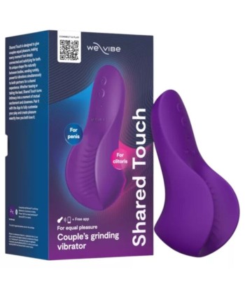 WE-VIBE - SHARED TOUCH VIBRADOR PARA PAREJAS DE DOBLE CARA PÚRPURA