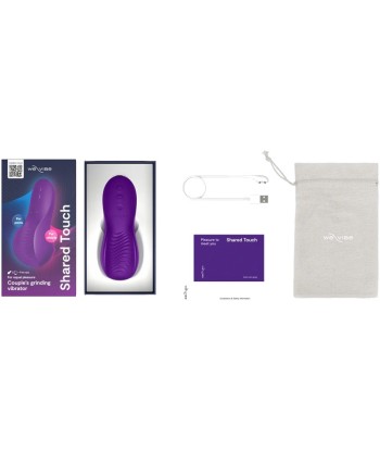 WE-VIBE - SHARED TOUCH VIBRADOR PARA PAREJAS DE DOBLE CARA PÚRPURA
