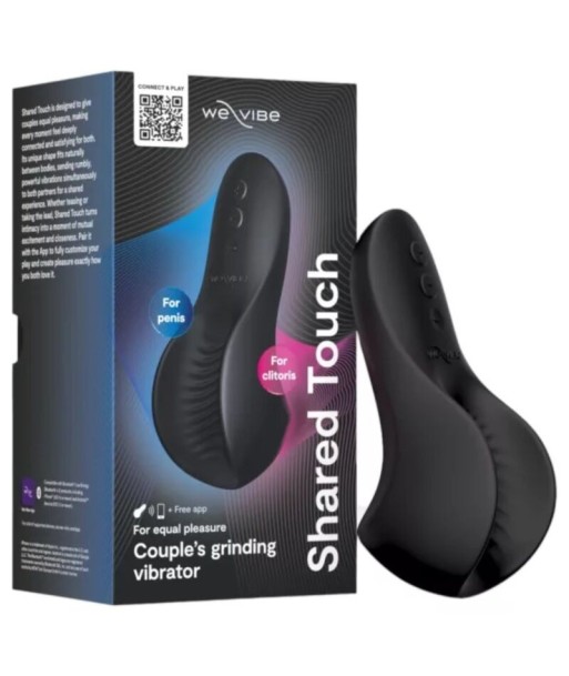 WE-VIBE - SHARED TOUCH VIBRADOR PARA PAREJAS DE DOBLE CARA NEGRO