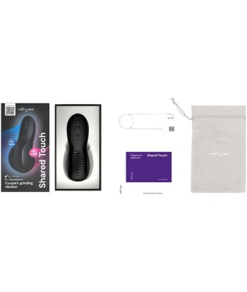 WE-VIBE - SHARED TOUCH VIBRADOR PARA PAREJAS DE DOBLE CARA NEGRO