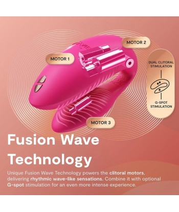 WE-VIBE - CHORUS PRO VIBRADOR PREMIUM PARA PAREJAS ROSA ELÉCTRICO
