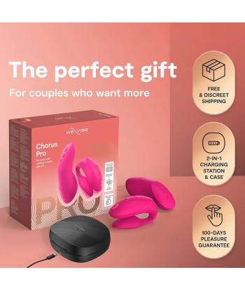 WE-VIBE - CHORUS PRO VIBRADOR PREMIUM PARA PAREJAS ROSA ELÉCTRICO