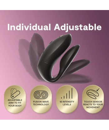 WE-VIBE - CHORUS PRO VIBRADOR PREMIUM PARA PAREJAS NEGRO SATINADO