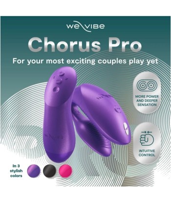 WE-VIBE - CHORUS PRO VIBRADOR PREMIUM PARA PAREJAS PÚRPURA CÓSMICO
