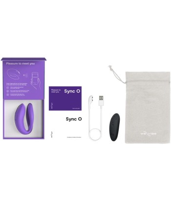 WE-VIBE - SYNC O VIBRADOR PARA PAREJAS CON ESTIMULACIÓN ENVOLVENTE PÚRPURA CLARO