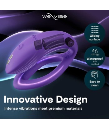 WE-VIBE - SYNC O VIBRADOR PARA PAREJAS CON ESTIMULACIÓN ENVOLVENTE PÚRPURA CLARO