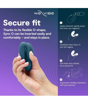 WE-VIBE - SYNC 2 VIBRADOR AJUSTABLE PARA PAREJAS VERDE TERCIOPELO