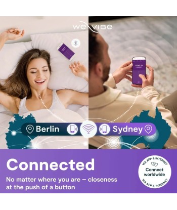 WE-VIBE - SYNC 2 VIBRADOR AJUSTABLE PARA PAREJAS VERDE TERCIOPELO