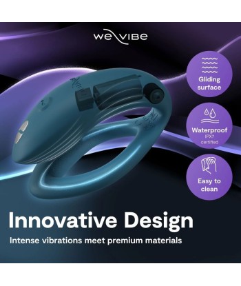 WE-VIBE - SYNC 2 VIBRADOR AJUSTABLE PARA PAREJAS VERDE TERCIOPELO