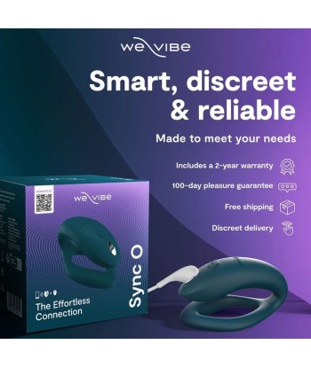 WE-VIBE - SYNC 2 VIBRADOR AJUSTABLE PARA PAREJAS VERDE TERCIOPELO