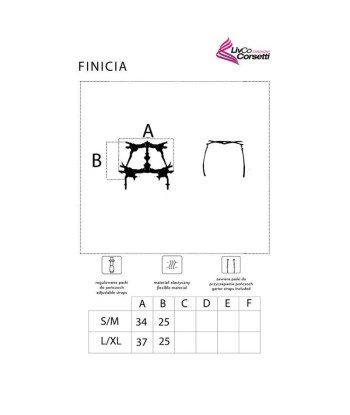 LIVCO CORSETTI FASHION - FINICIA LC90724 LIGUERO NEGRO L-XL