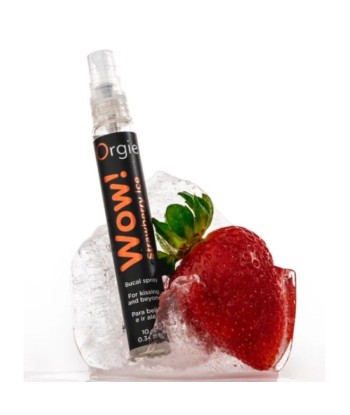 ORGIE - WOW STRAWBERRY ICE SPRAY BUCAL BESABLE EFECTO FRÍO 10 ML