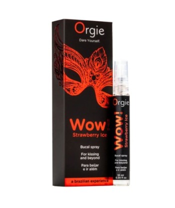 ORGIE - WOW STRAWBERRY ICE SPRAY BUCAL BESABLE EFECTO FRÍO 10 ML