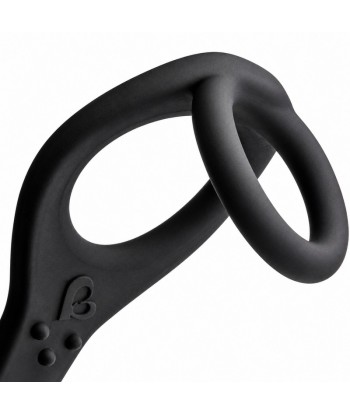 ROCKS-OFF - RO-ZEN ESTIMULADOR PROSTÁTICO VIBRADOR CON DOBLE ANILLO 7 VELOCIDADES NEGRO