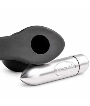 ROCKS-OFF - RO-ZEN ESTIMULADOR PROSTÁTICO VIBRADOR CON DOBLE ANILLO 7 VELOCIDADES NEGRO