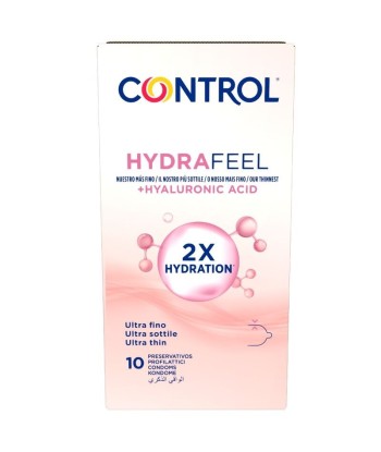CONTROL - HYDRAFEEL PRESERVATIVOS ULTRAFINOS CON ÁCIDO HIALURÓNICO 10 UDS