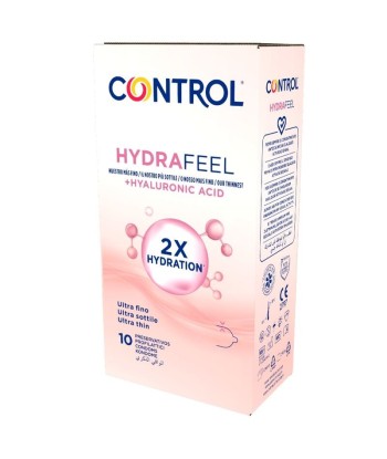 CONTROL - HYDRAFEEL PRESERVATIVOS ULTRAFINOS CON ÁCIDO HIALURÓNICO 10 UDS