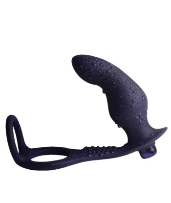 ROCKS-OFF - NOVA ZENTURIAN PLUG PROSTÁTICO VIBRADOR CON ANILLOS 16 MODOS AZUL OSCURO