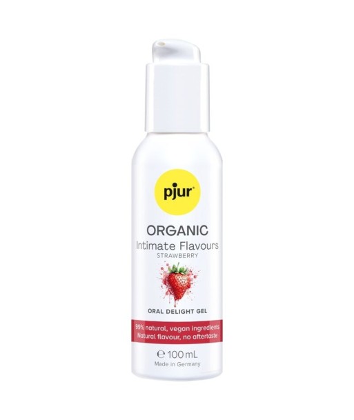 PJUR - ORGANIC INTIMATE FLAVOURS GEL ÍNTIMO ORAL SABOR FRESA 100 ML