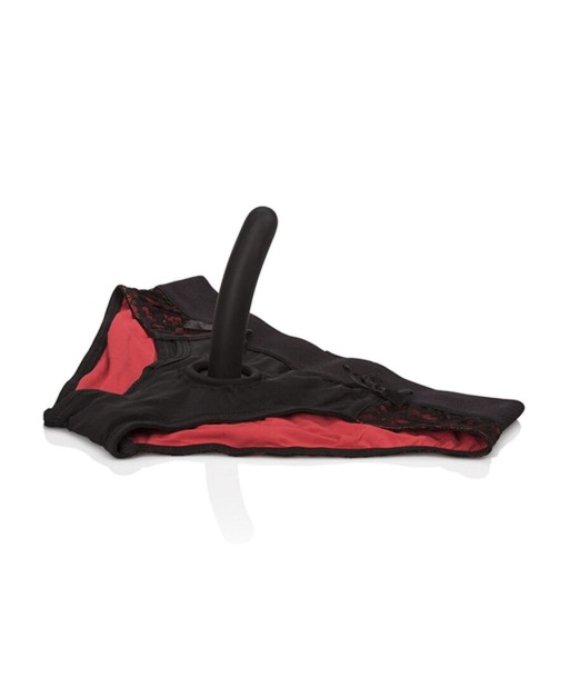 CALEXOTICS - SCANDAL SET DE BRAGUITAS ROJAS CON DILDO TALLA S-M