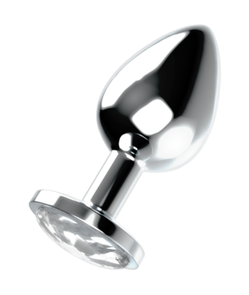 OHMAMA - PLUG ANAL CON CRISTAL AZUL L