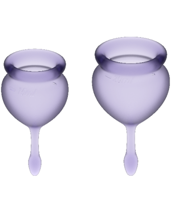 SATISFYER - FEEL GOOD KIT COPA MENSTRUAL AZUL INTENSO 15 20 ML