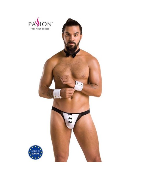 PASSION - 036 SLIP ALFROJO NEGRO S-M