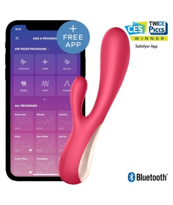 SATISFYER - MONO FLEX ROJO CON APP