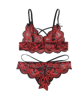 SUBBLIME - SET DOS PIEZAS TOP Y PANTIES ENCAJE S-M