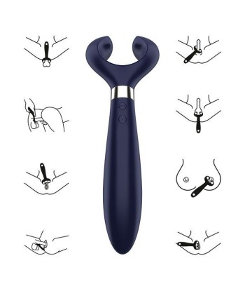 SATISFYER - ENDLESS FUN MULTI VIBRADOR 3 AZUL