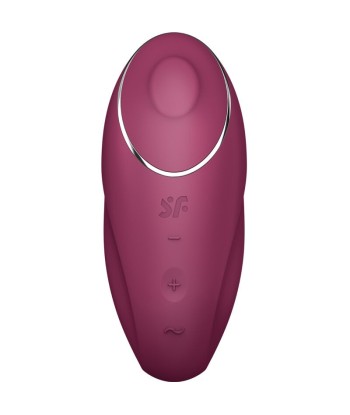 SATISFYER - TAP and CLIMAX 1 VIBRADOR LAY-ON ROJO