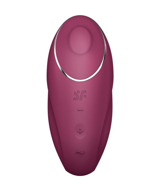 SATISFYER - TAP and CLIMAX 1 VIBRADOR LAY-ON ROJO