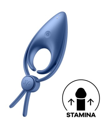 SATISFYER - SNIPER ANILLO VIBRADOR AZUL