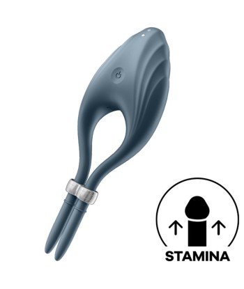 SATISFYER - DUELIST ANILLO VIBRADOR AZUL