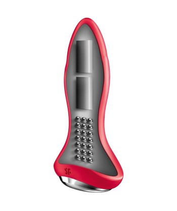 SATISFYER - ROTATOR PLUG 1 PLUG VIBRADOR APP ROJO
