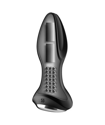 SATISFYER - ROTATOR PLUG 2 PLUG VIBRADOR APP NEGRO