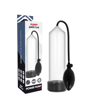 PUMP ADDICTED - BOMBA ERECCIÓN RX3 TRANSPARENTE