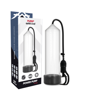PUMP ADDICTED - BOMBA ERECCIÓN RX5 TRANSPARENTE