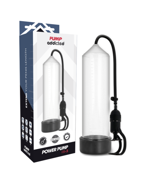 PUMP ADDICTED - BOMBA ERECCIÓN RX5 TRANSPARENTE PUMP ADDICTED - BOMBA ERECCIÓN RX5 TRANSPARENTE