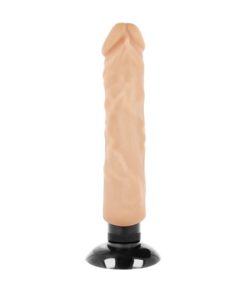 BASECOCK - VIBRADOR REALÍSTICO 2-1 NATURAL 20 CM -O- 4 CM