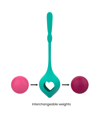 SET DEVA RITUAL ENTRENAMIENTO PELVICO VERDE AQUA