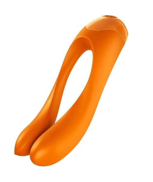 SATISFYER - CANDY CANE VIBRADOR DEDO NARANJA SATISFYER - CANDY CANE VIBRADOR DEDO NARANJA