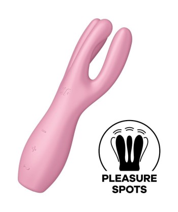 SATISFYER - THREESOME 3 VIBRADOR ROSA
