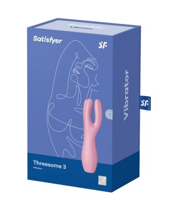 SATISFYER - THREESOME 3 VIBRADOR ROSA