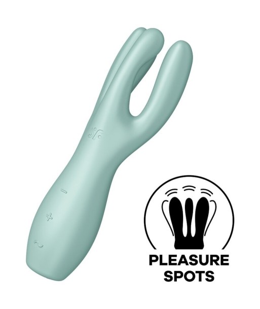 SATISFYER - THREESOME 3 VIBRADOR ROSA SATISFYER - THREESOME 3 VIBRADOR ROSA