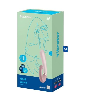 SATISFYER - HEAT WAVE VIBRADOR APP ROSA